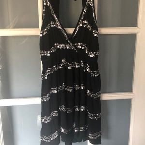 Free people black sequin dress